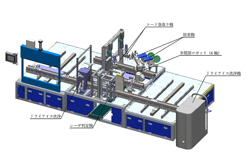 特注品【自動クリーニング作業ロボット】